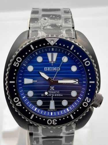 Seiko Prospex Turtle SRP775 Black Dial Automatic Diver Watch For Men's Japan