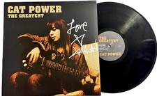 CAT POWER SIGNED VINYL RECORD LP CHAN MARSHALL THE GREATEST RACC TRUSTED