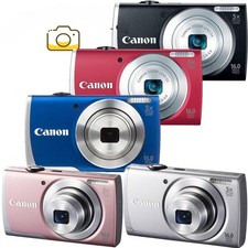 Canon PowerShot A2600 Digital Camera 16.0 MP 5x Optical Zoom English Language