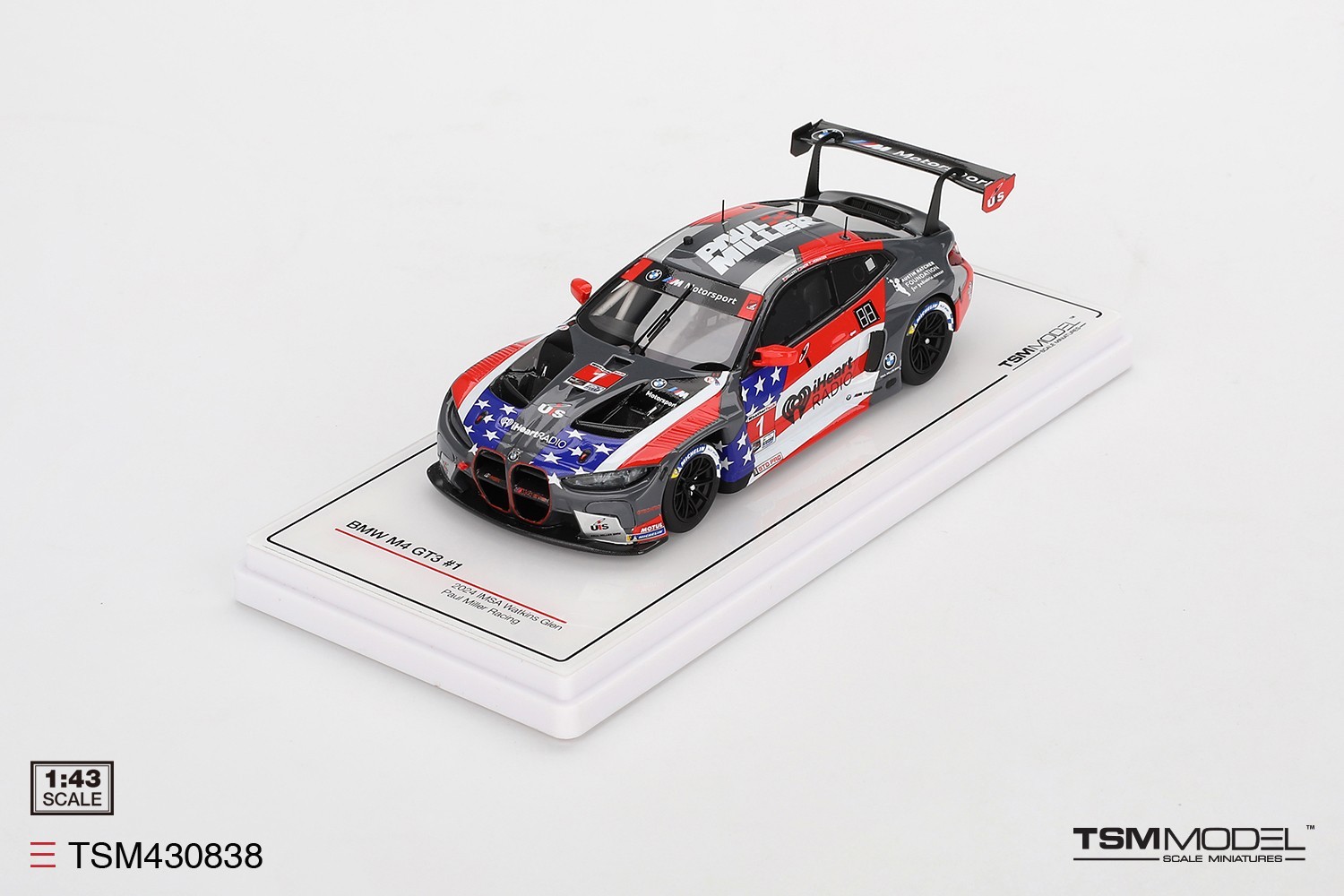 TSM-Model 1:43 BMW M4 GT3 #1 Paul Miller Racing 2024 IMSA Watkins Glen