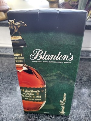 Ultra selten, limited: Blantons green Special Reserve 0,7l; Wertanlage
