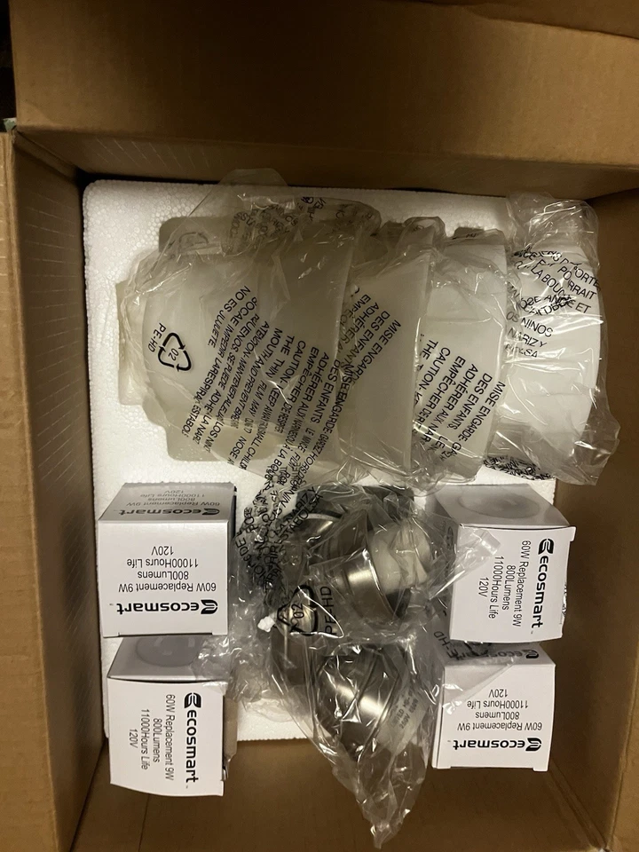 Hampton Bay WilliamsonLED Ceiling Fan Light Kit Brushed Nickel Universal - Image 3 of 3