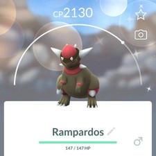 #0409 Shiny Rampardos (Rameidon) Pokémon Go [30 day trade]