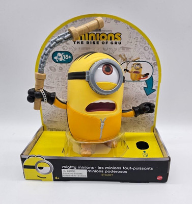Minions the Rise of Gru - GMF22 - Mattel - Kämpfer Stuart - 15 Sounds -  Neu
