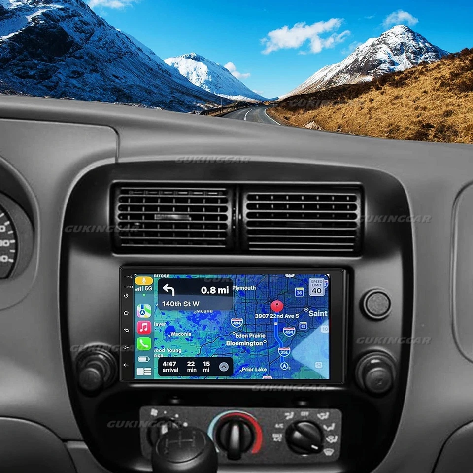 For Ford Explorer Sport Trac 2001-2005 Carplay Car Stereo Radio Android14 GPS Foto 2 de 4