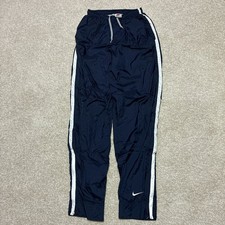  PERFECT  VINTAGE 90  s NIKE TRACK PANTS Lined Zipper Legs 40   GREAT CONDITION 