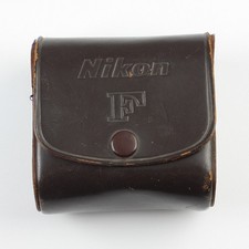 Nikon F - Metered Prism Finder - Brown Leather Case 3" x 3.25" x 1.75" Interior