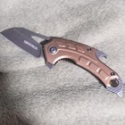 WarTech Tanto Folding Pocketknife, Stainless Blade, Liner Lock, Bottle Opener — photo 2
