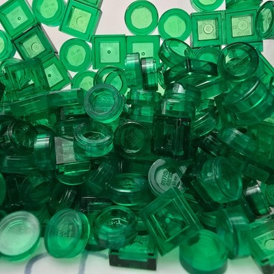 Lego X100 1X1 glatte flache Fliesen Restposten rund quadratisch Farben wählbar 3070