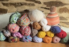 Mixed brands 4 ply Yarn Mixed Lot 1355g