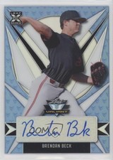 2021 Leaf Valiant Platinum Blue 22/35 Brendan Beck #BA-BB2 Auto 0c6