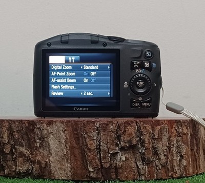 Canon PowerShot SX130 IS 12.1MP Digital Camera Tested + Batteries