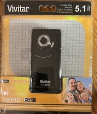 Vivitar DVR 880HD 5.1-MP HD-720p Digital Camcorder   Sealed, New