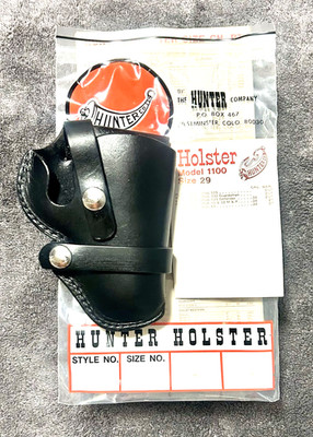 NEW HUNTER COMPANY LEATHER HOLSTER MODEL 1100 29 - RH SMITH & WESSON 10, 12, 64