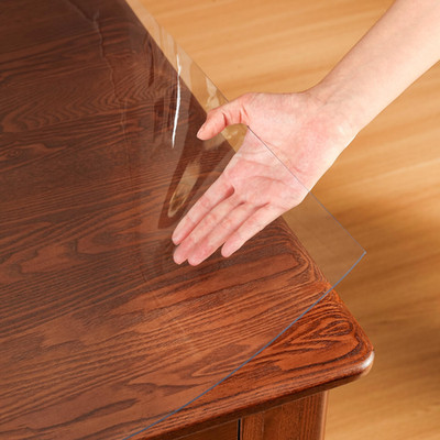 Etechmart Clear Plastic Table Cover Protector Rectangle 42 X 66 Thick