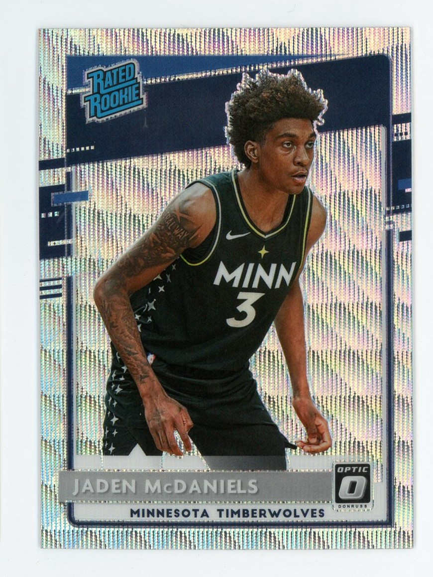 2020-21 Donruss Optic Fanatics Jaden McDaniels #178