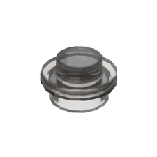 Transparent Black 4073 1x1 Round Plate Brick – Choose Quantity – LEGO® Compatibl