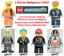 Genuine LEGO U PICK Minifigures AGENTS **NEW**