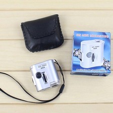 Microscope Jeweler Magnifier Loupe Lens Illuminated Glass With LED Uv Light 60X