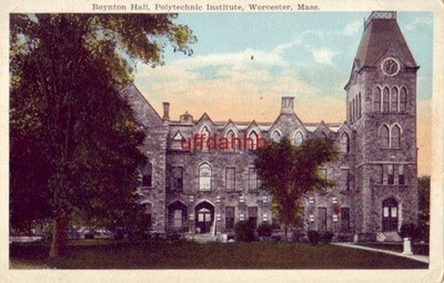 BOYNTON HALL POLYTECHNIC INSTITUTE WORCESTER, MA publ by J. I. Williams