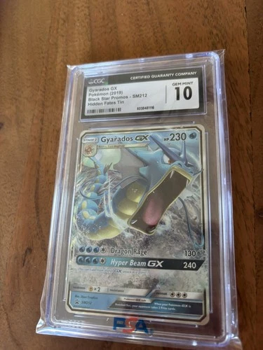 Pokemon 2019 Gyarados GX SM212 Black Star Promo Black Star Promos GEM MT CGC 10