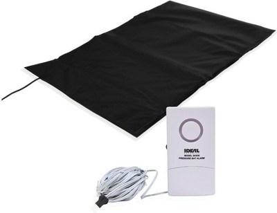 Pressure Mat Alarm with Chime - Scare off Intruders w/ Alarm Off & Chime Switch