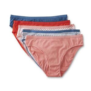 Joe Boxer Women's Plus 5-Pack Bikini Panties 
