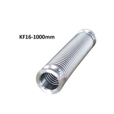 ISO-KF16 1000mm Bellows Hose Flex Coupling 304 Stainless Steel Vacuum Fittings