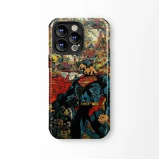 Superman iPhone Case SuperHero Bumper Shockproof Phone Case For Apple iPhone