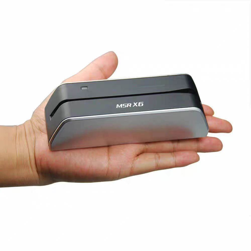 MSRX6 USB magnetic card reader/writer123 track magnetic stripe