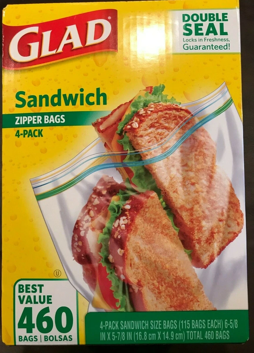 Glad Zipper Bags, Sandwich