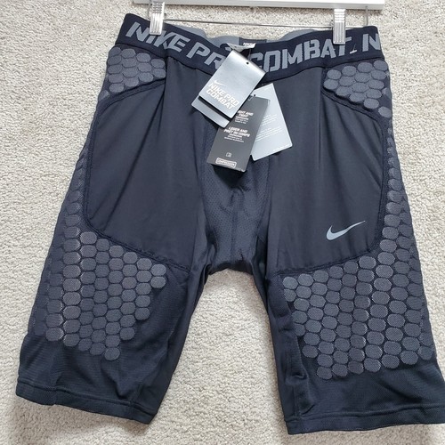 Nike Football Compression Pants Boys 2XL Black Logo Stretch Padded Tapered Leg - Picture 8 of 18
