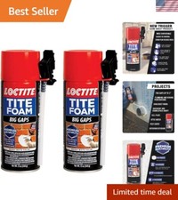Tite Foam Sealant: 2 Pack For Strong Adhesion and Superior Flexibility - 12 oz