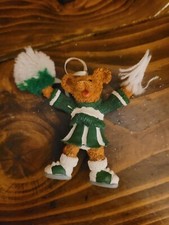bear cheerleader tree ornament
