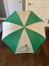 Vintage Oversized Masters Golf Tournament Umbrella Augusta National 50" Green