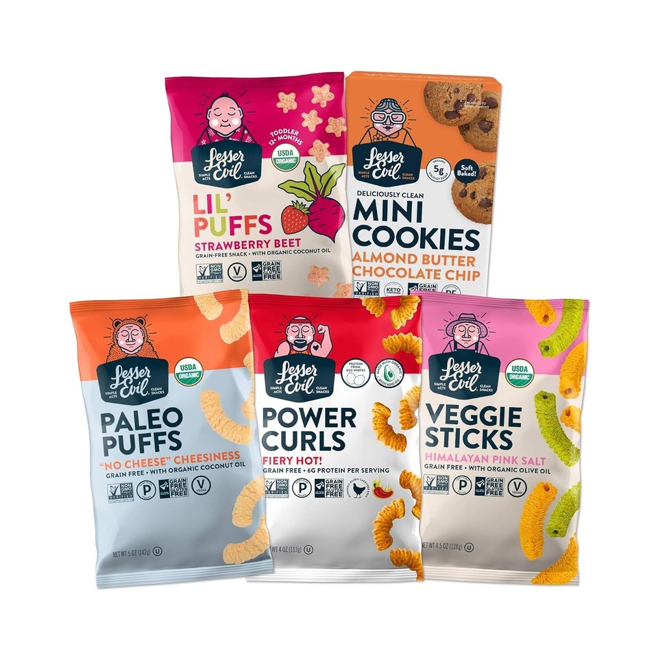 Lesser Evil Oh My Ghee! Popcorn Grass Fed Clarified Butter Organic 5 Oz