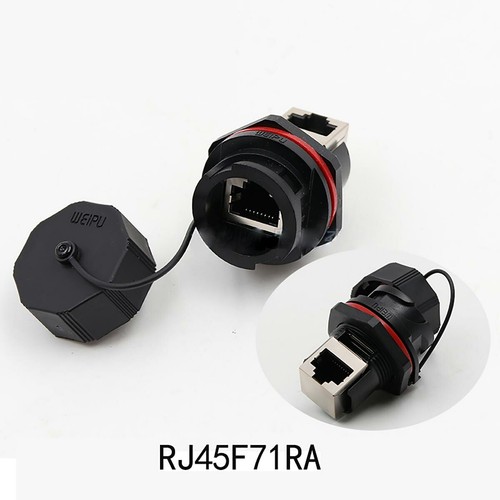 RJ45F IP67 Ethernet Lan Waterproof Aviation Plug/Socket Network Cable Connector - Picture 6 of 10