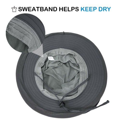 Anti Mosquito Bug Bee Insect Net Hat Fishing Hidden Mesh Cap Head Face Protector - Picture 8 of 16