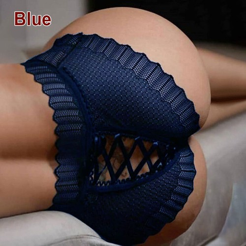 Women Sexy Lace Briefs Lingerie G-string Crotchless Panties Thongs Underwear HOT - Picture 14 of 15