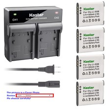 Kastar Battery Rapid Charger for Olympus Li-50B LI-50C  Tough TG-820 TG-830 iHS