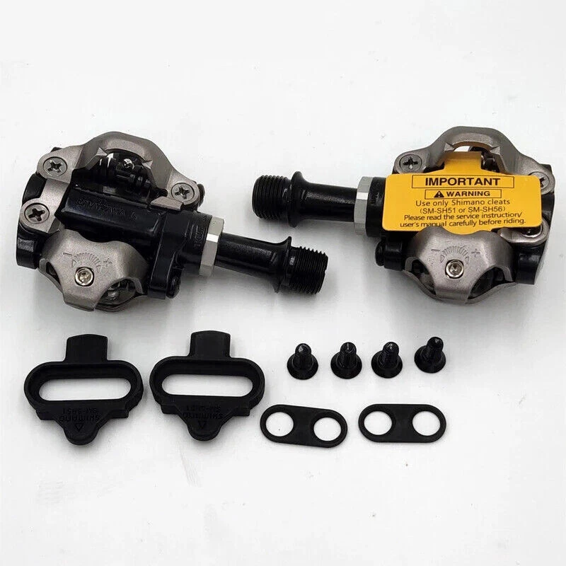 Shimano PD-M540 SPD MTB Race Pedals Black Clipless 9/16" w/ SM-SH51 Cleats New  - Image 2 of 4