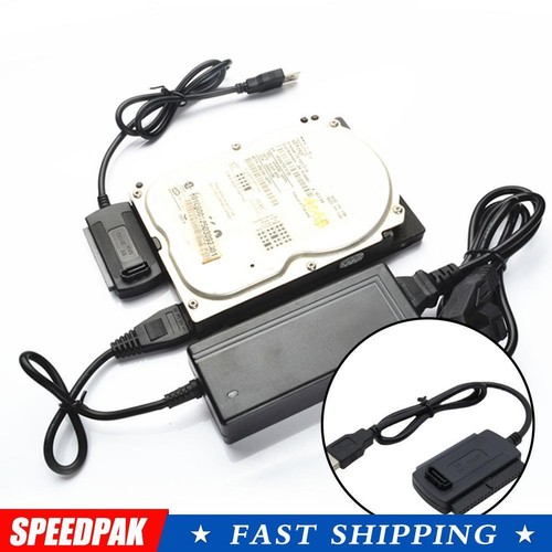 Cable convertidor adaptador USB a IDE para unidad 2.5 3.5 HD J9K SATA duro D4E5 | eBay