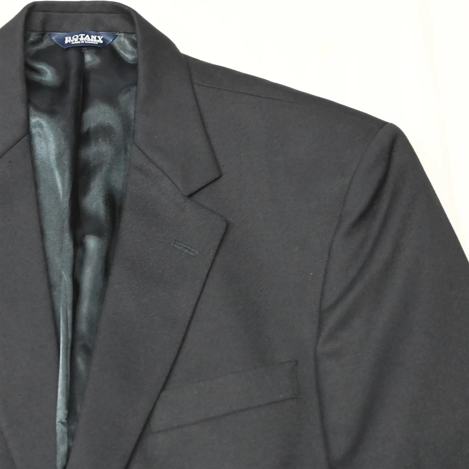 Blazer Traje Chaqueta Abrigo Deportivo Botany 500 41L 42L Azul Marino Dorado Botón 100% Lana Foto 2 de 4