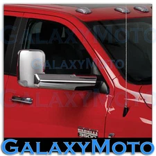 Chrome plated Towing Mirror+Arm Cover for 10-18 Dodge RAM 2500+3500+HD 
