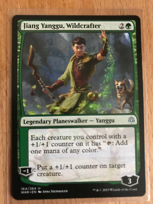 MTG Magic 1x Jiang Yanggu, Wildcrafter (War of the Spark) M/NM Eng