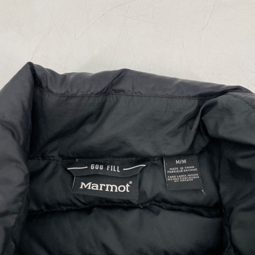 Marmot womens size M 600 fill Puffer Jacket Goose Down black full zip packable - Picture 3 of 13