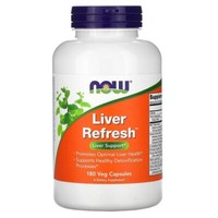 Now Foods Liver Refresh, Liver Support, 180 Vegetable Capsules