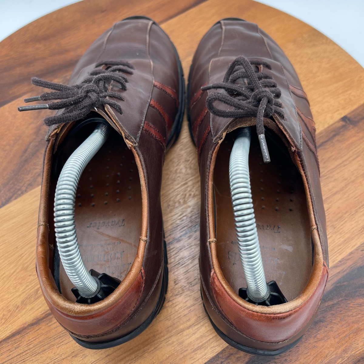 Allen Edmonds Traveler Shoes Mens 8 D Brown Leather Oxford  display picture 1