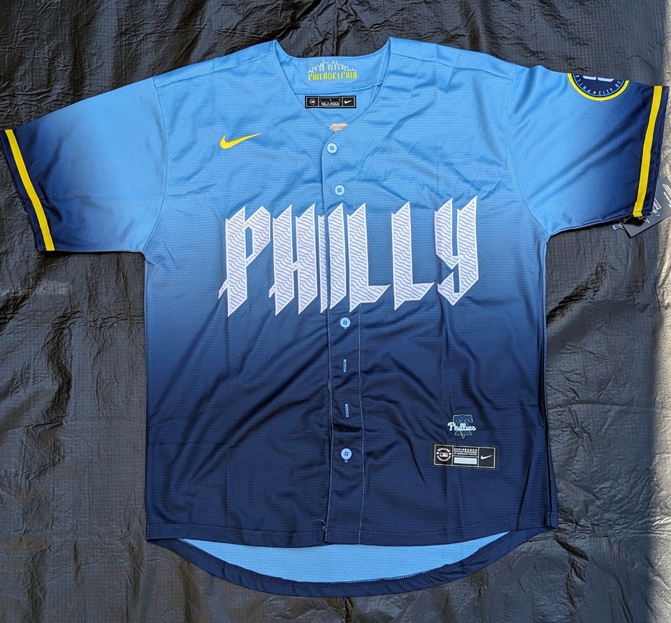 Bryson Stott Philadelphia Phillies City Connect Jersey Men’s Medium eBay