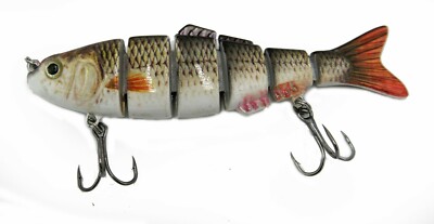 Acid Tactical Realistic Swimming Fishing Lure Swim bait Multi Jointed Crank 6 Segments 4PACK Acid Tactical Realistic Swimming Fishing Lure Swim bait Multi Jointed Crank 6 Segments 4PACK